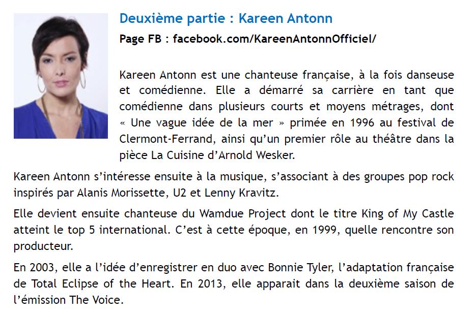 2ème chanteuse